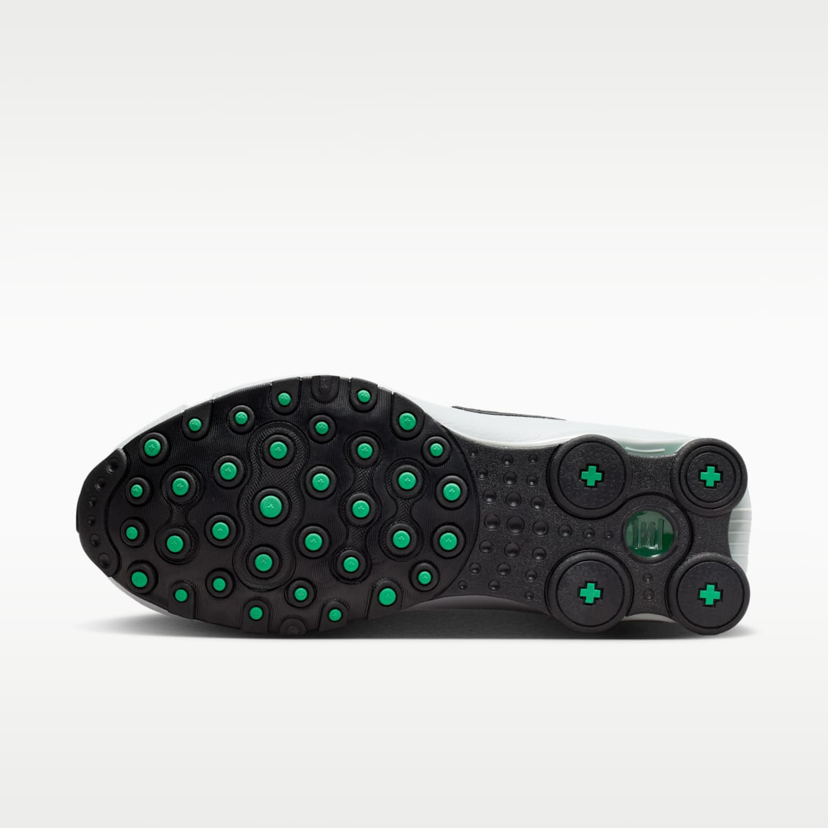 Nike Shox NZ Men's Shoes - Grey Fog/Stadium Green/Fir/Black - Image 2