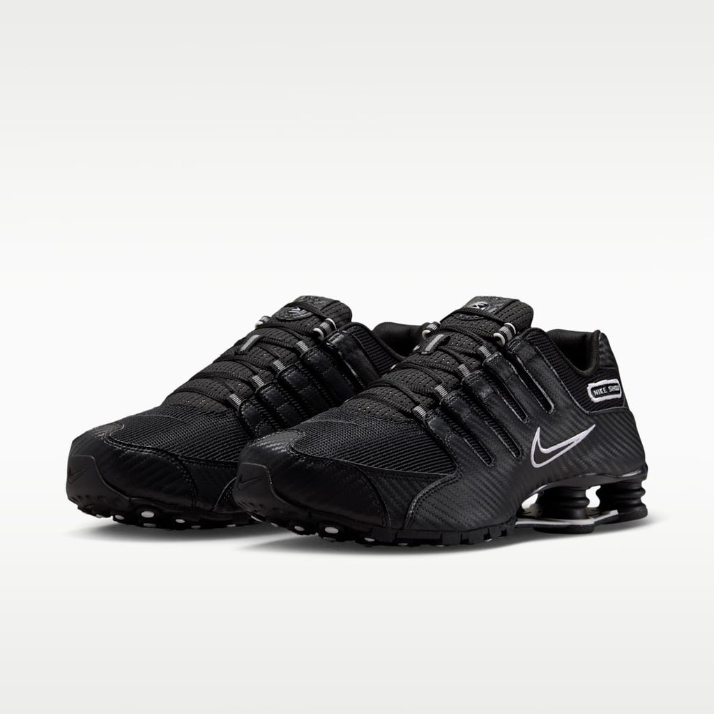Nike Shox NZ Men's Shoes - Black/White/Black - Image 5