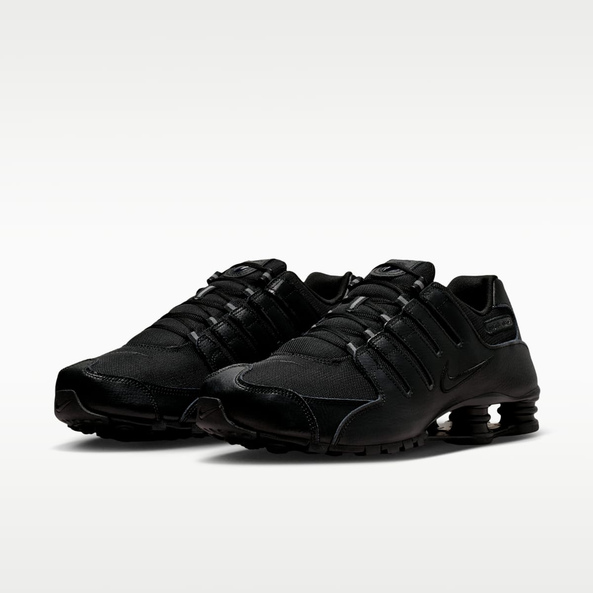 Nike Shox NZ Men's Shoes - Black/Black/Black - Image 5