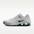 Nike Shox NZ Men's Shoes - Grey Fog/Stadium Green/Fir/Black - Image 1