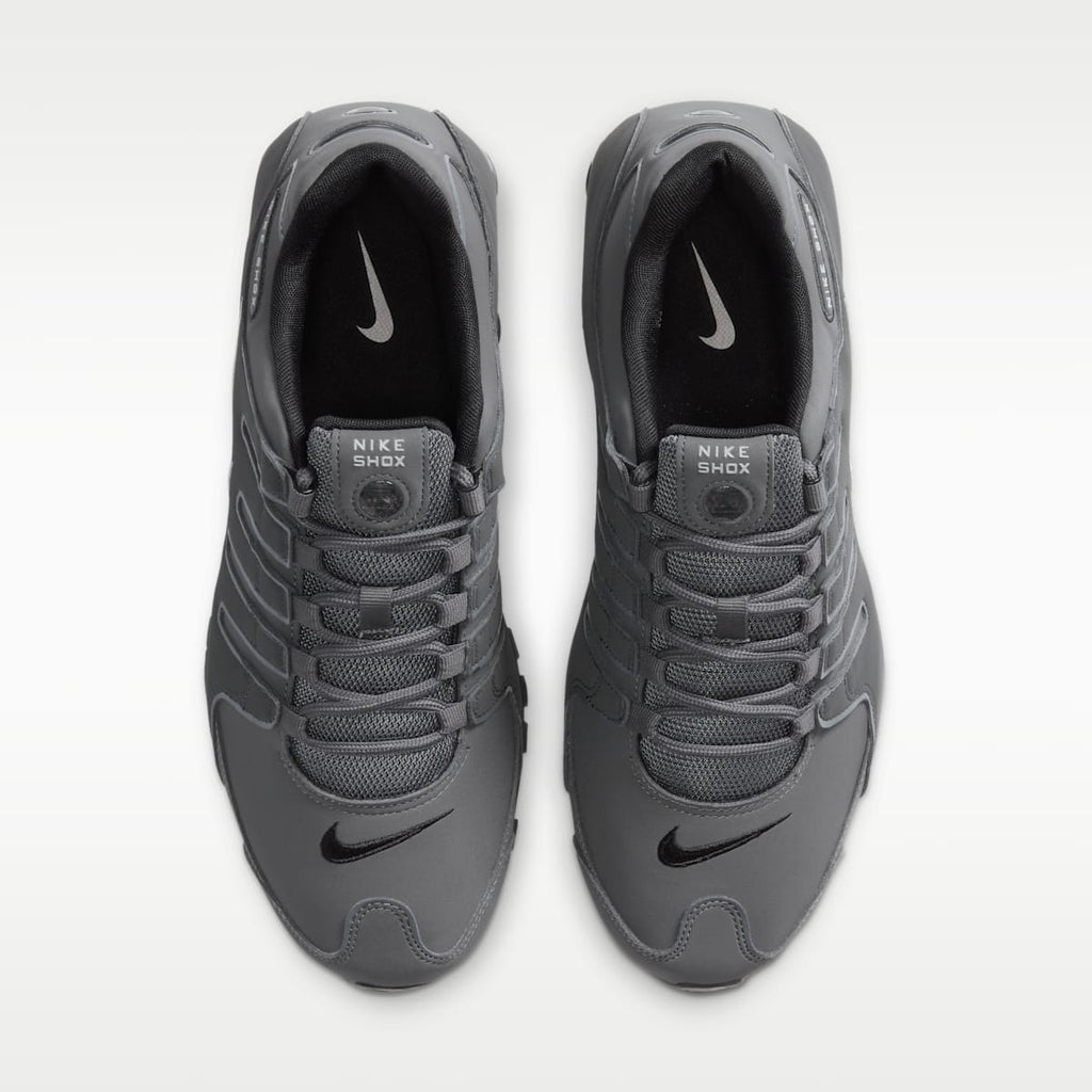 Nike Shox NZ Men's Shoe - Dark Grey/Anthracite/Black/Metallic Iron Ore - Image 4