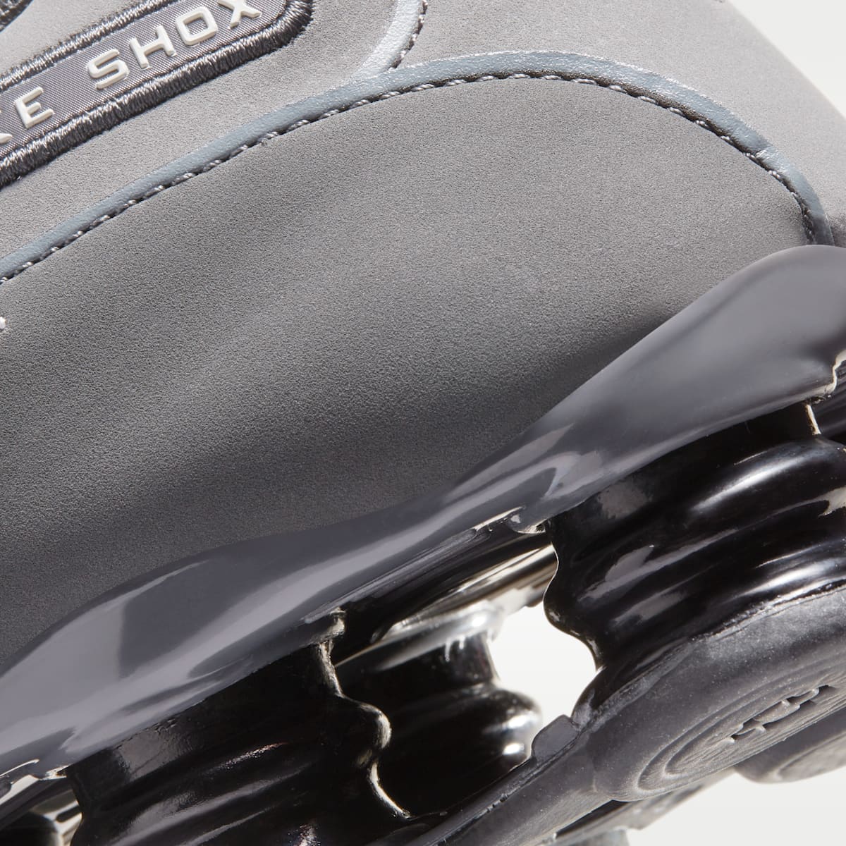 Nike Shox NZ Men's Shoe - Dark Grey/Anthracite/Black/Metallic Iron Ore - Image 8