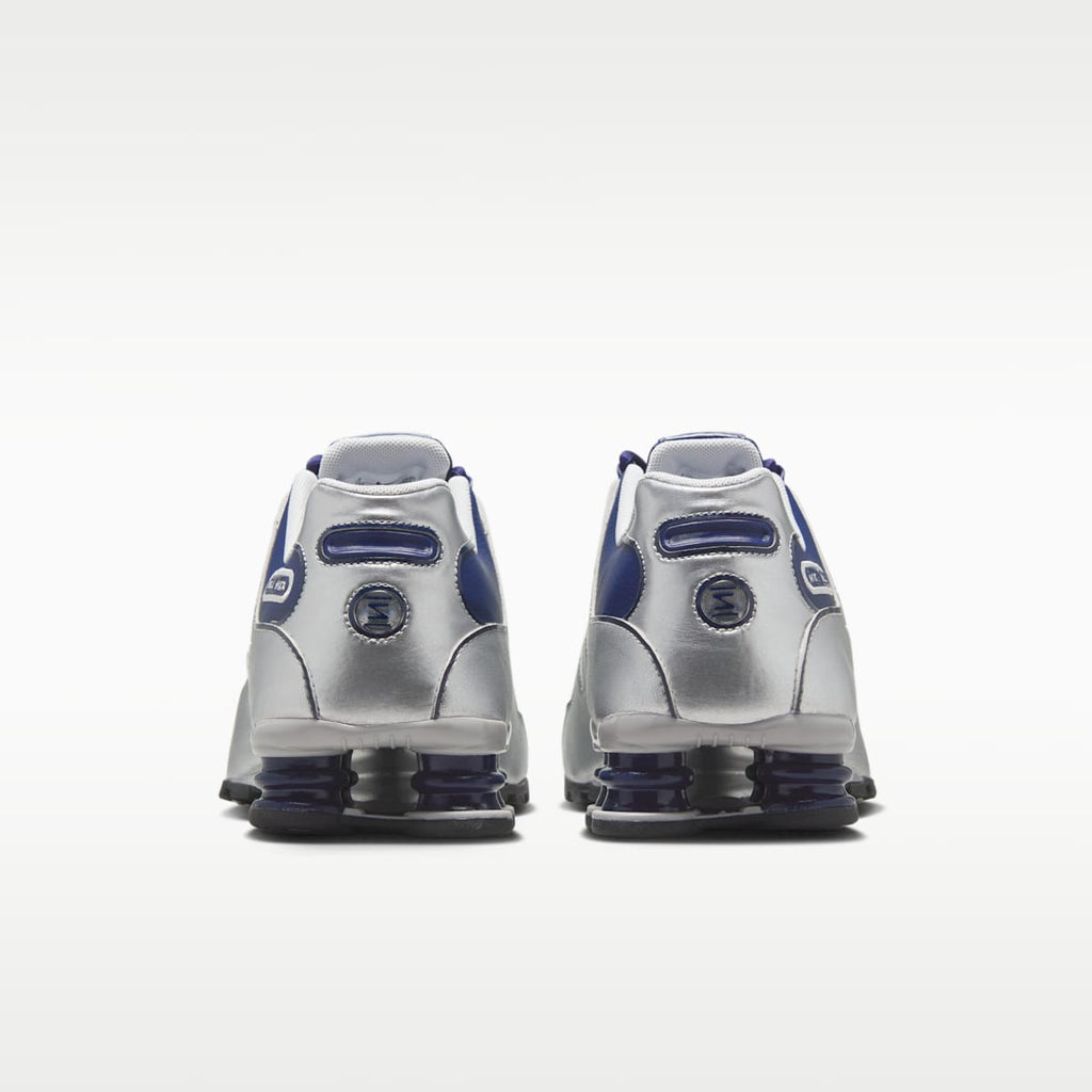 Nike Shox NZ Men's Shoe - Midnight Navy/Metallic Silver/Black - Image 6