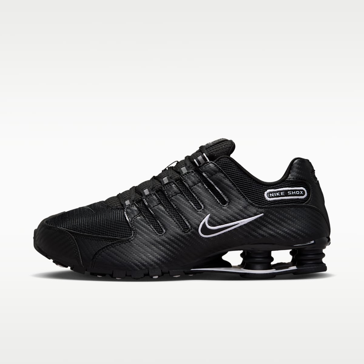 Nike Shox NZ Men's Shoes - Black/White/Black - Image 1