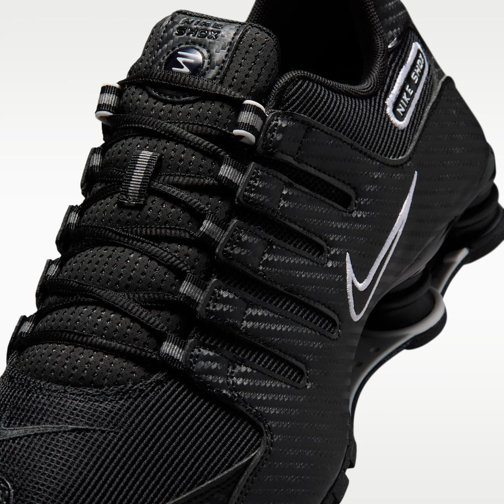Nike Shox NZ Men's Shoes - Black/White/Black - Image 7