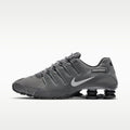 Nike Shox NZ Men's Shoe - Dark Grey/Anthracite/Black/Metallic Iron Ore - Image 1