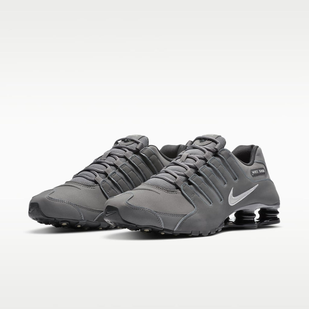 Nike Shox NZ Men's Shoe - Dark Grey/Anthracite/Black/Metallic Iron Ore - Image 5