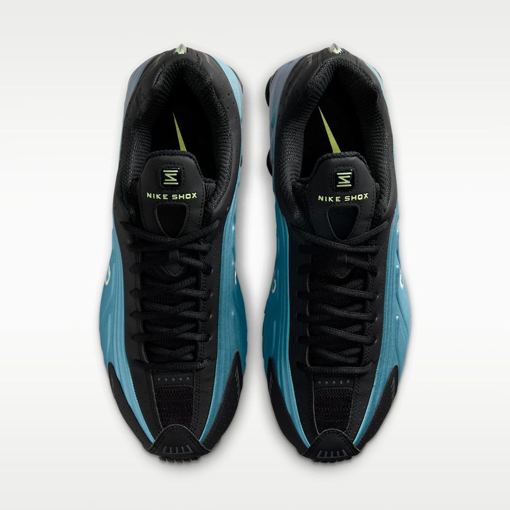 Nike Shox R4 Men's Shoes - Sapphire/Pencil Point/Black/Light Liquid Lime - Image 4