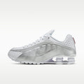 Nike Shox R4 Women's Shoes - White/Metallic Silver/Max Orange/White