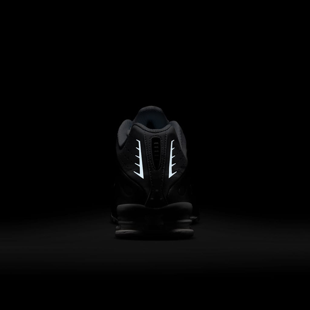 Nike Shox R4 Men's Shoes - White/White/Bright Crimson/Metallic Silver - Image 10