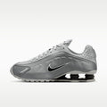 Nike Shox R4 Men's Shoes - Light Smoke Grey/Smoke Grey/White/Black - Image 1
