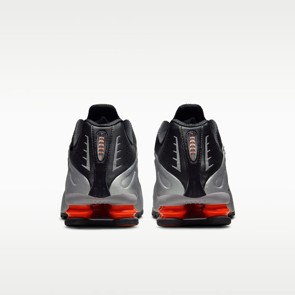 Nike Shox R4 Men's Shoes - Metallic Silver/Black/Picante Red/Metallic Silver - Image 6