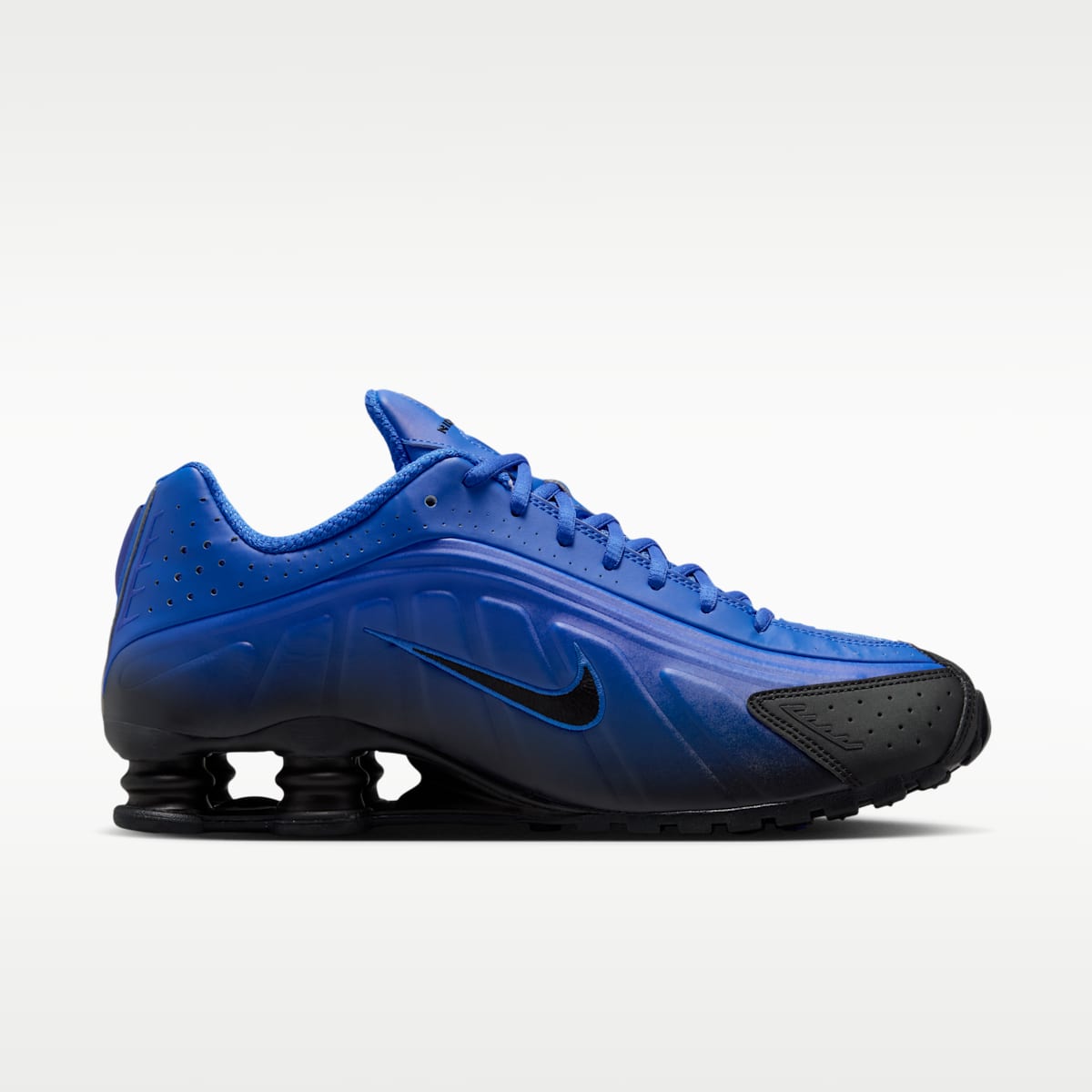 Nike Shox R4 SE Fade Shoes - Racer Blue/Black/Black - Image 3