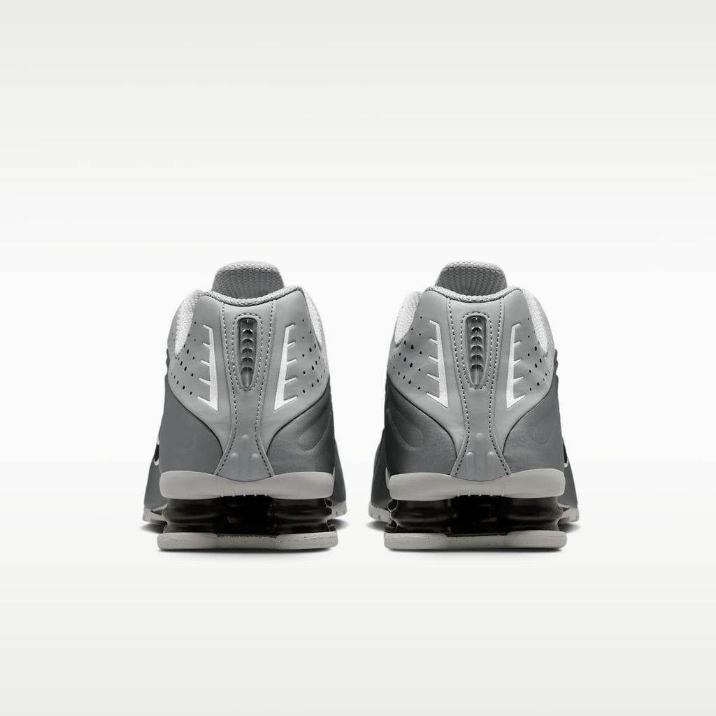 Nike Shox R4 Men's Shoes - Light Smoke Grey/Smoke Grey/White/Black - Image 6