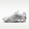 Nike Shox R4 Men's Shoes - White/White/Bright Crimson/Metallic Silver - Image 1