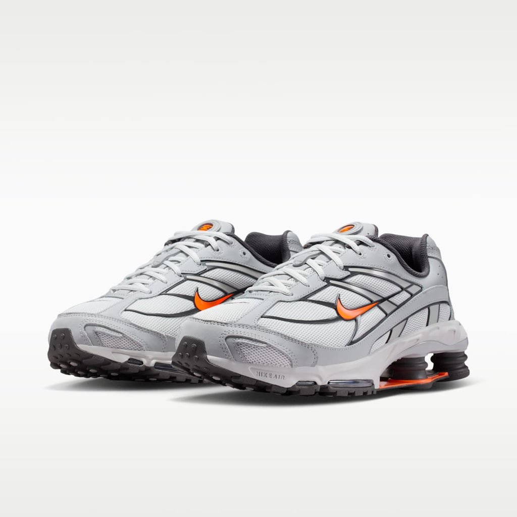 Nike Shox Ride 2 Men's Shoes - Photon Dust/Light Smoke Grey/Medium Ash/Total Orange - Image 5
