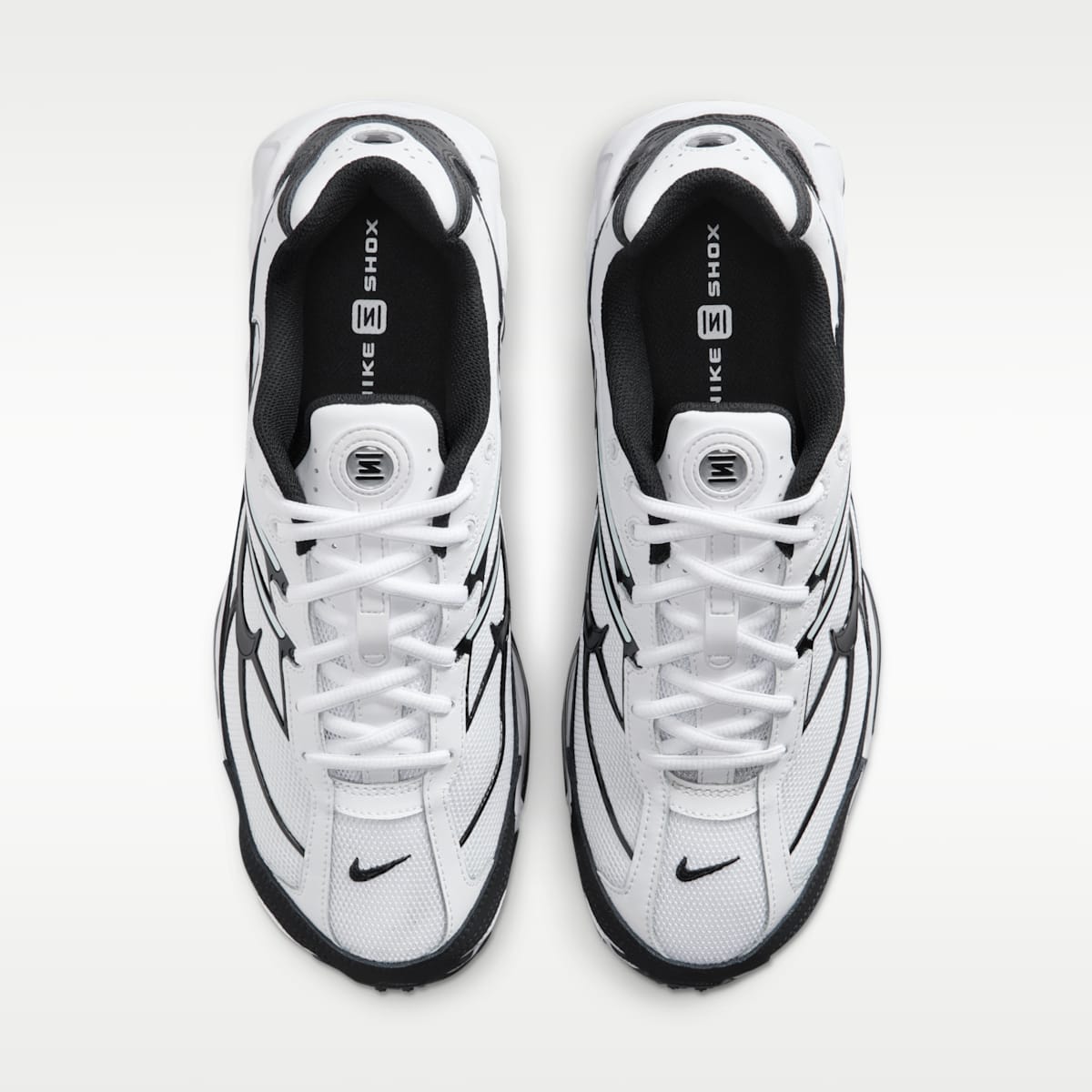 Nike Shox Ride 2 Men's Shoes - White/White/Black/Black - Image 4