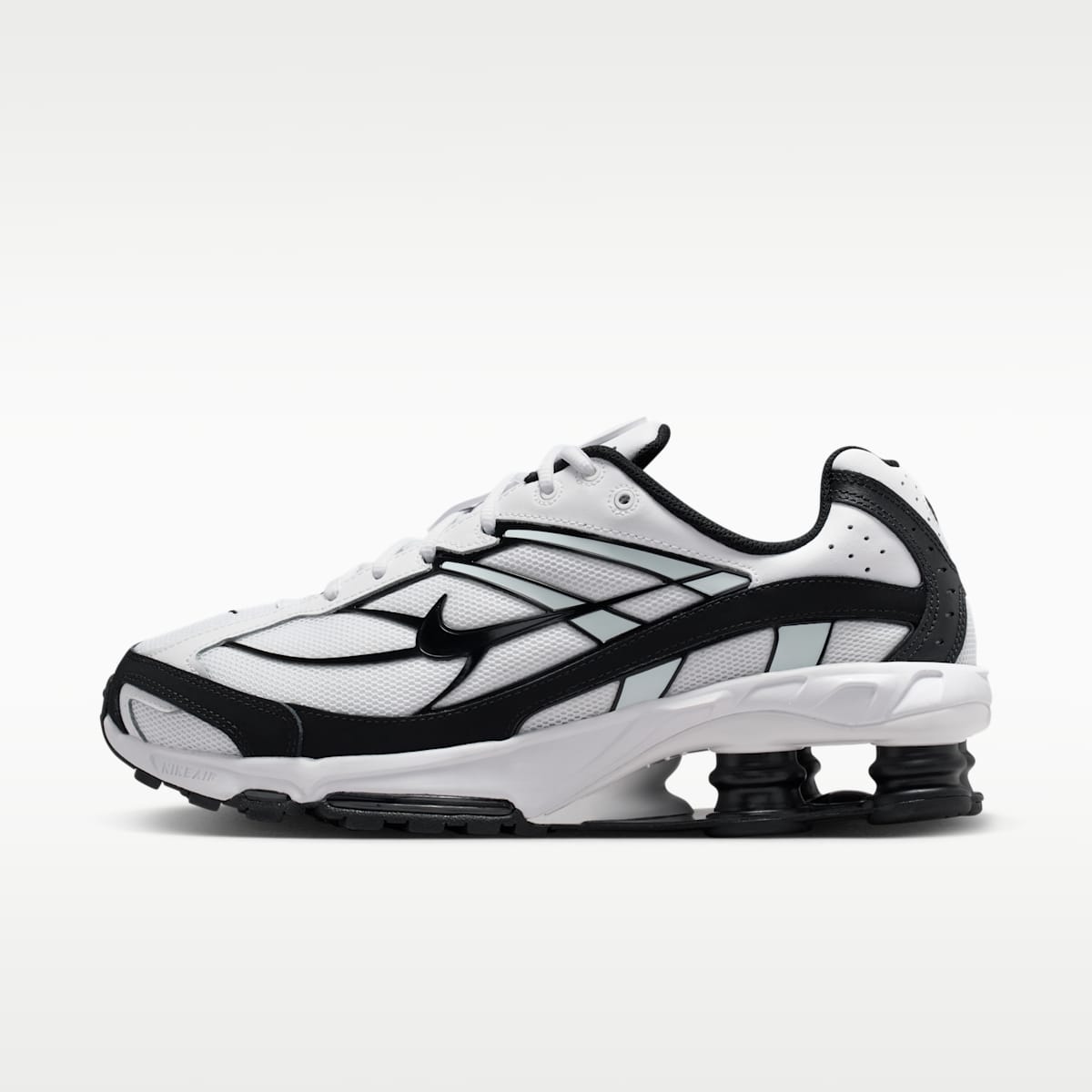 Nike Shox Ride 2 Men's Shoes - White/White/Black/Black - Image 1