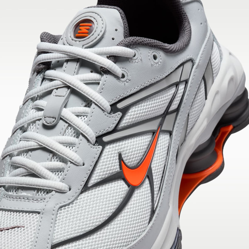 Nike Shox Ride 2 Men's Shoes - Photon Dust/Light Smoke Grey/Medium Ash/Total Orange - Image 7