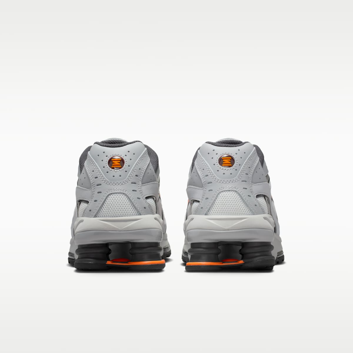 Nike Shox Ride 2 Men's Shoes - Photon Dust/Light Smoke Grey/Medium Ash/Total Orange - Image 6