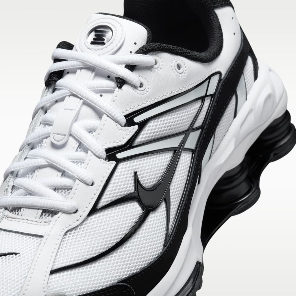 Nike Shox Ride 2 Men's Shoes - White/White/Black/Black - Image 7