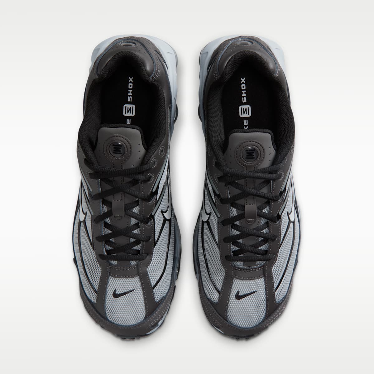 Nike Shox Ride 2 Men's Shoes - Light Smoke Grey/Medium Ash/Black/Photon Dust - Image 4