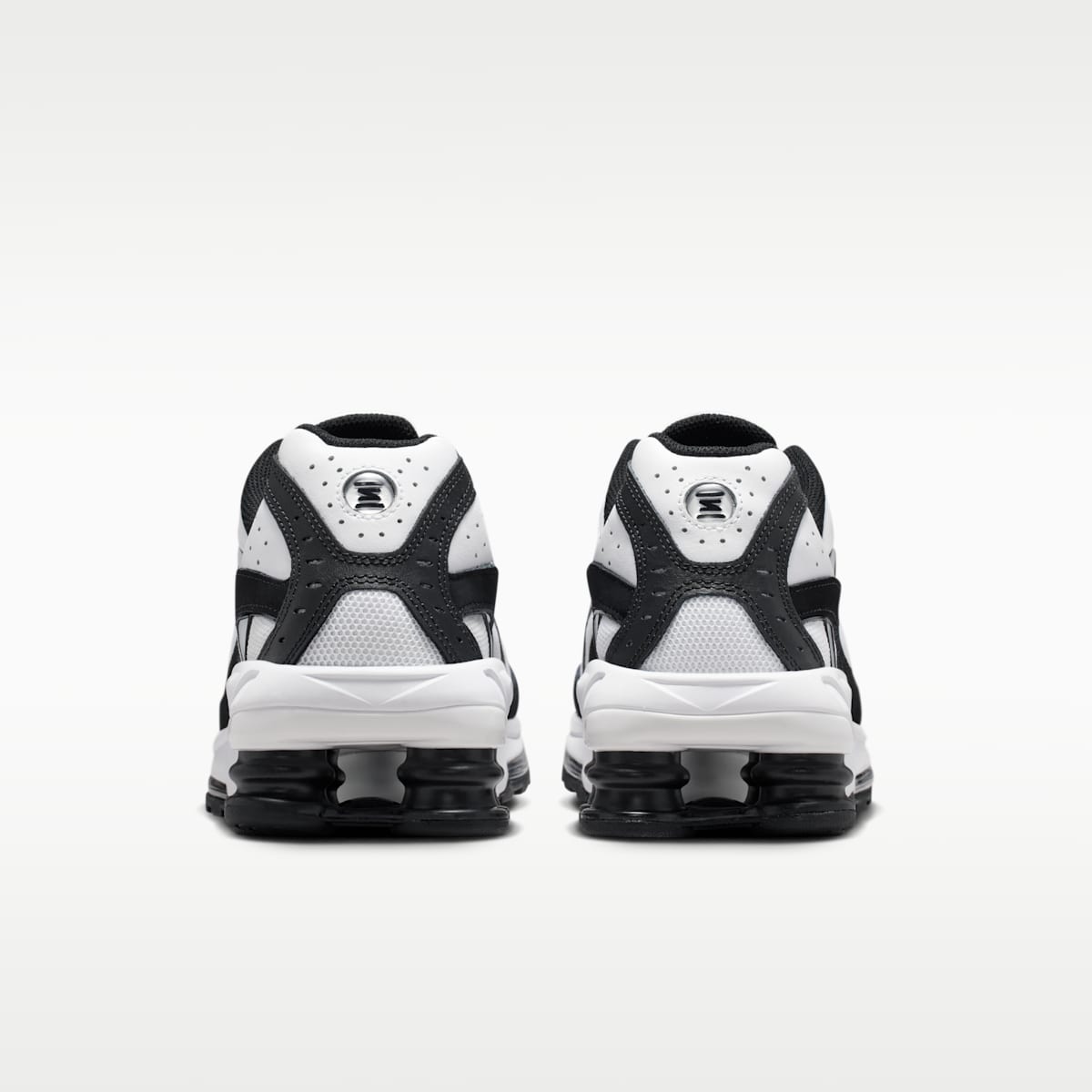 Nike Shox Ride 2 Men's Shoes - White/White/Black/Black - Image 6
