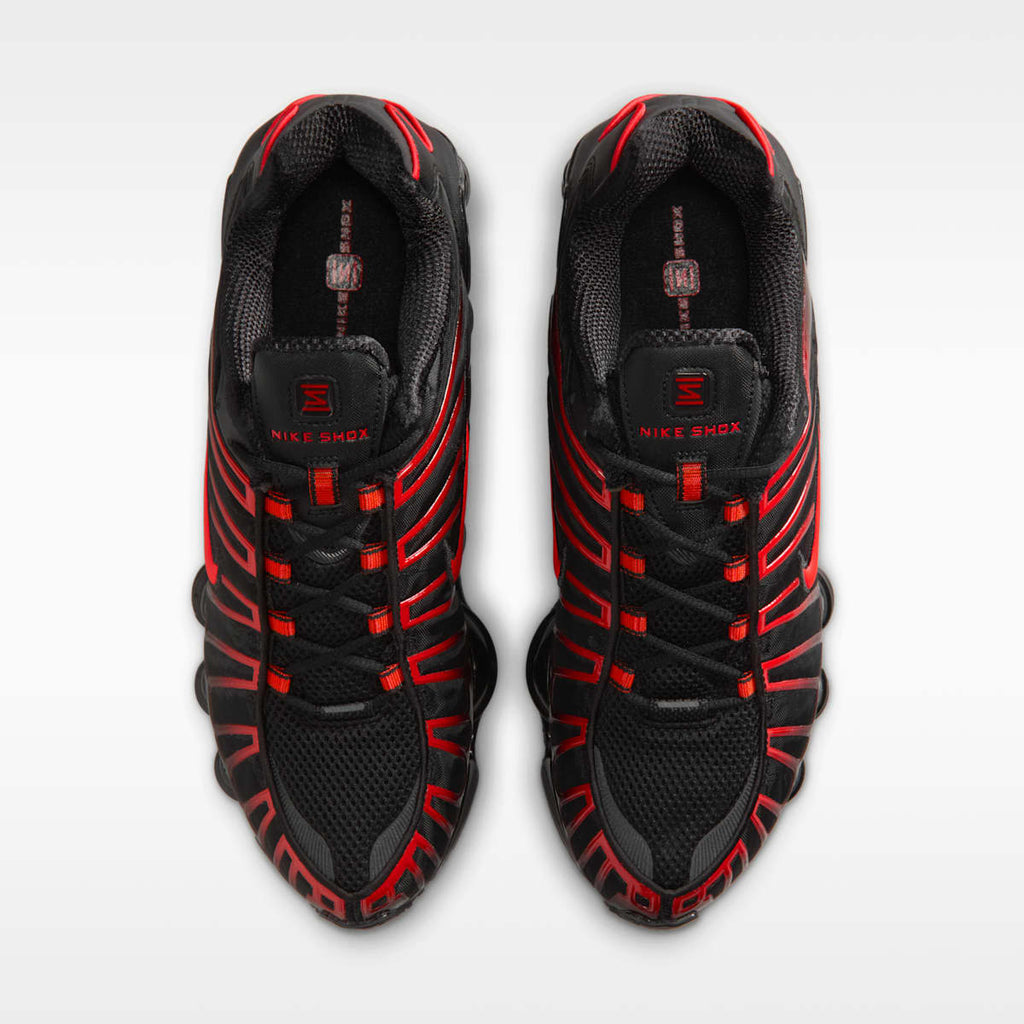 Nike Shox TL Men's Shoes - Black/Black/Light Crimson - Image 4