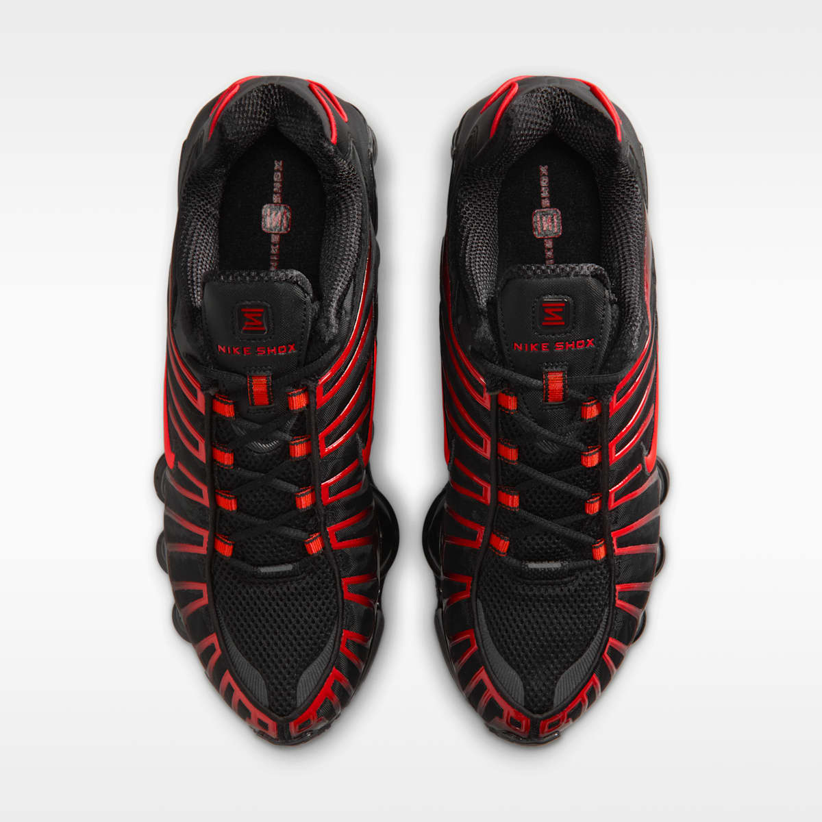 Nike Shox TL Men's Shoes - Black/Black/Light Crimson - Image 4