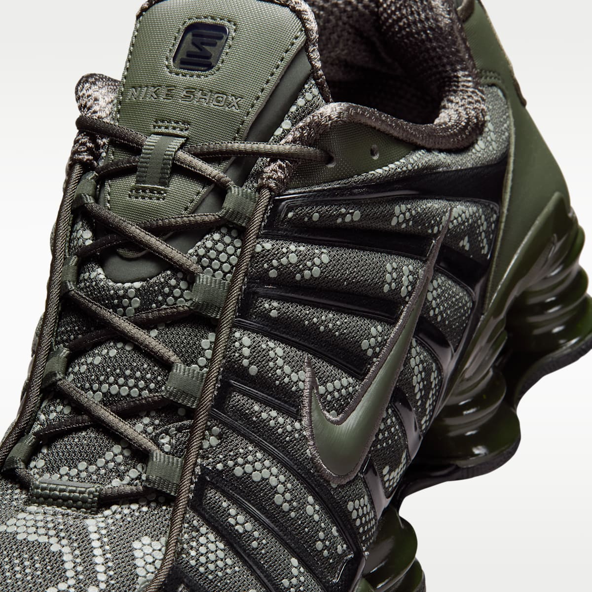 Nike Shox TL Men's Shoes - Newsprint/Black/Newsprint - Image 7
