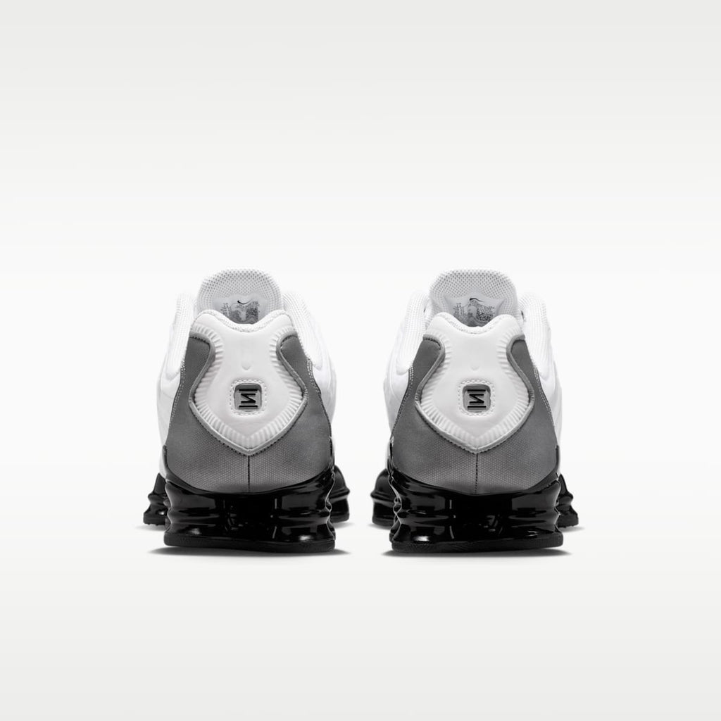 Nike Shox TL Men's Shoes - White/Black/Cool Grey/Metallic Cool Grey - Image 6