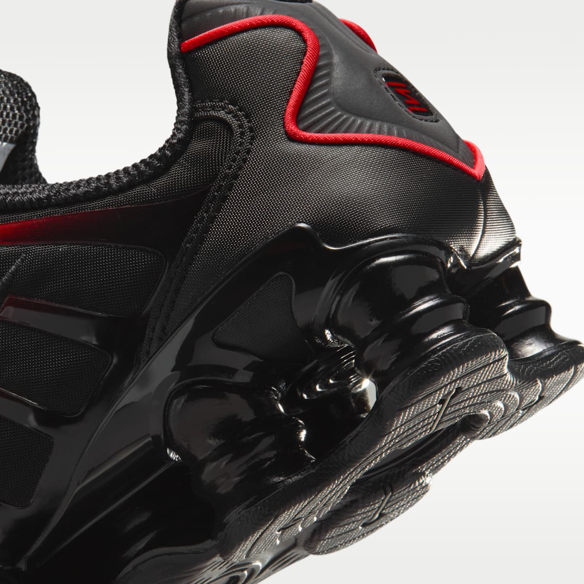 Nike Shox TL Men's Shoes - Black/Black/Light Crimson - Image 8