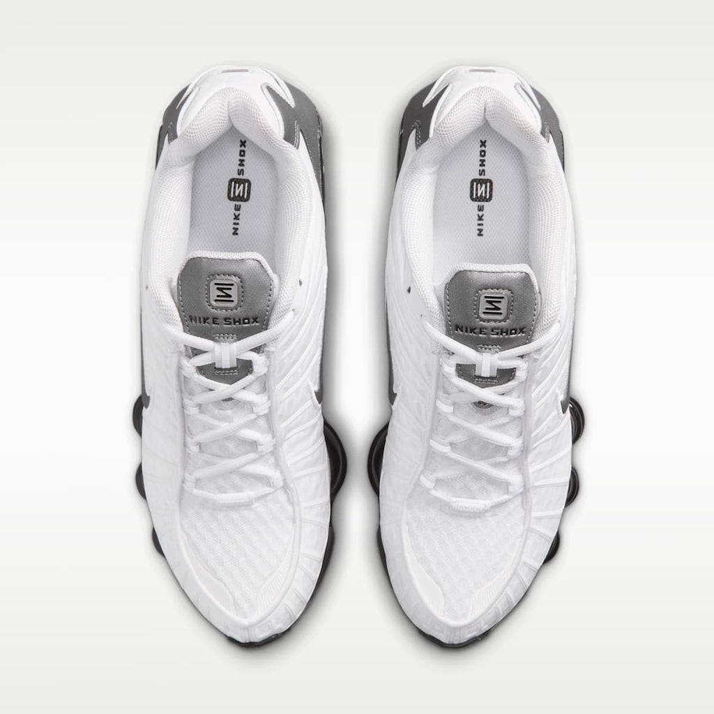 Nike Shox TL Men's Shoes - White/Black/Cool Grey/Metallic Cool Grey - Image 4