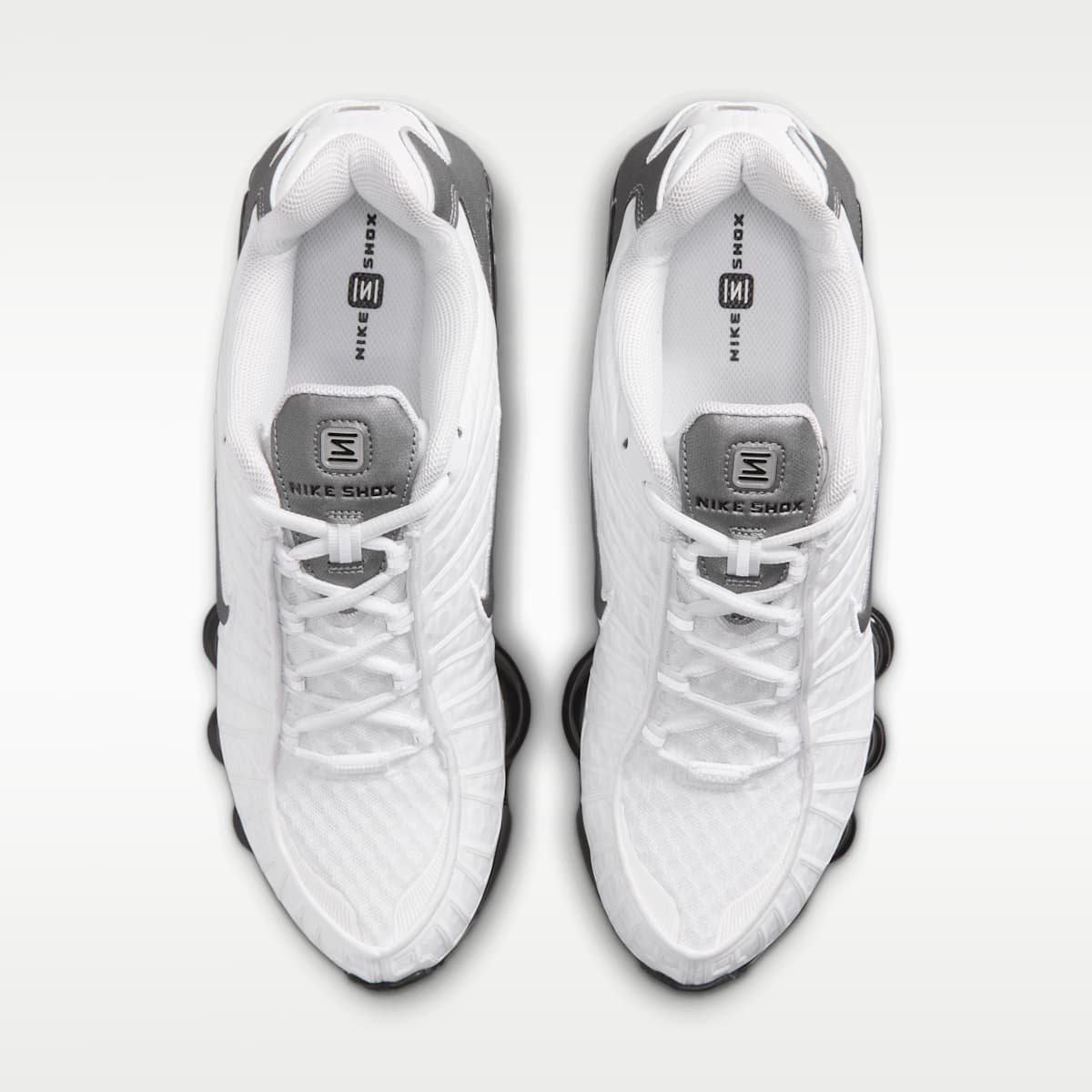 Nike Shox TL Men's Shoes - White/Black/Cool Grey/Metallic Cool Grey - Image 4