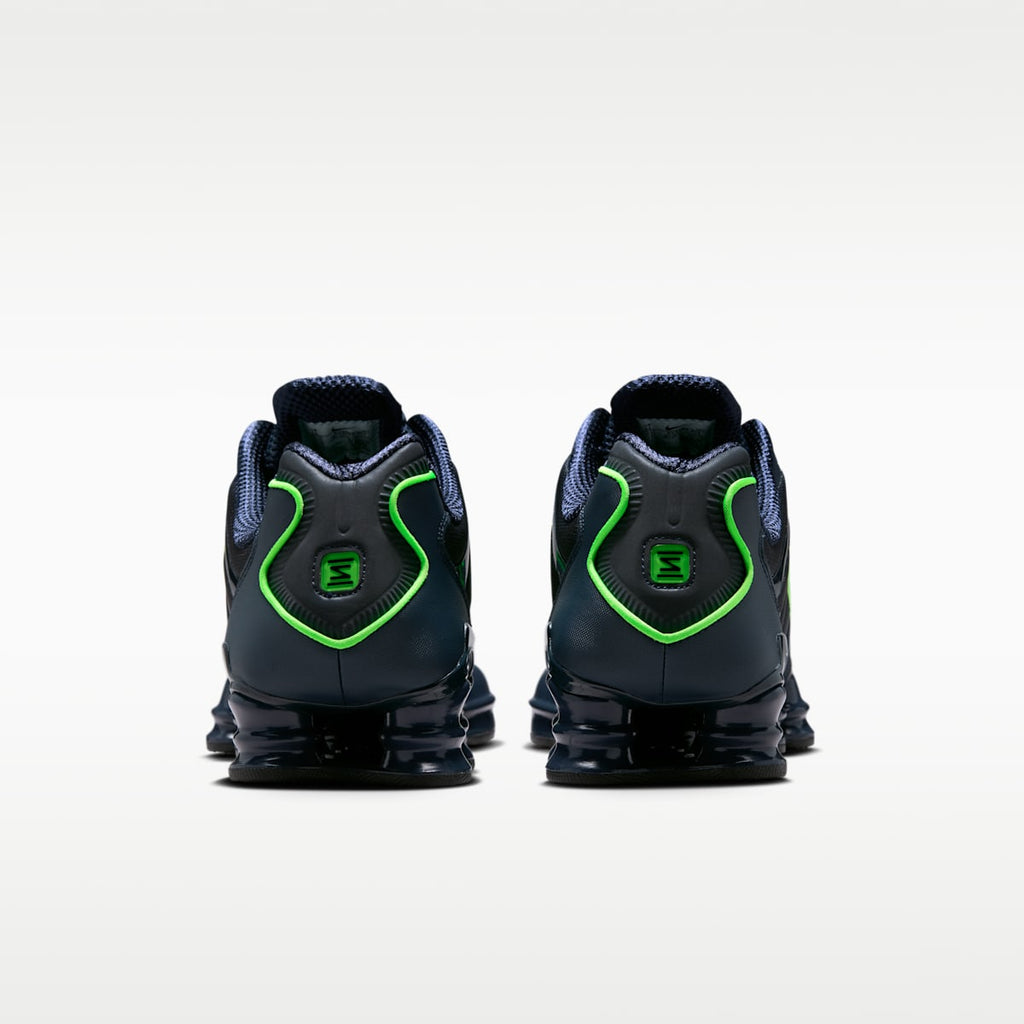 Nike Shox TL Men's Shoes - Thunder Blue/Obsidian/Green Strike/Black - Image 6