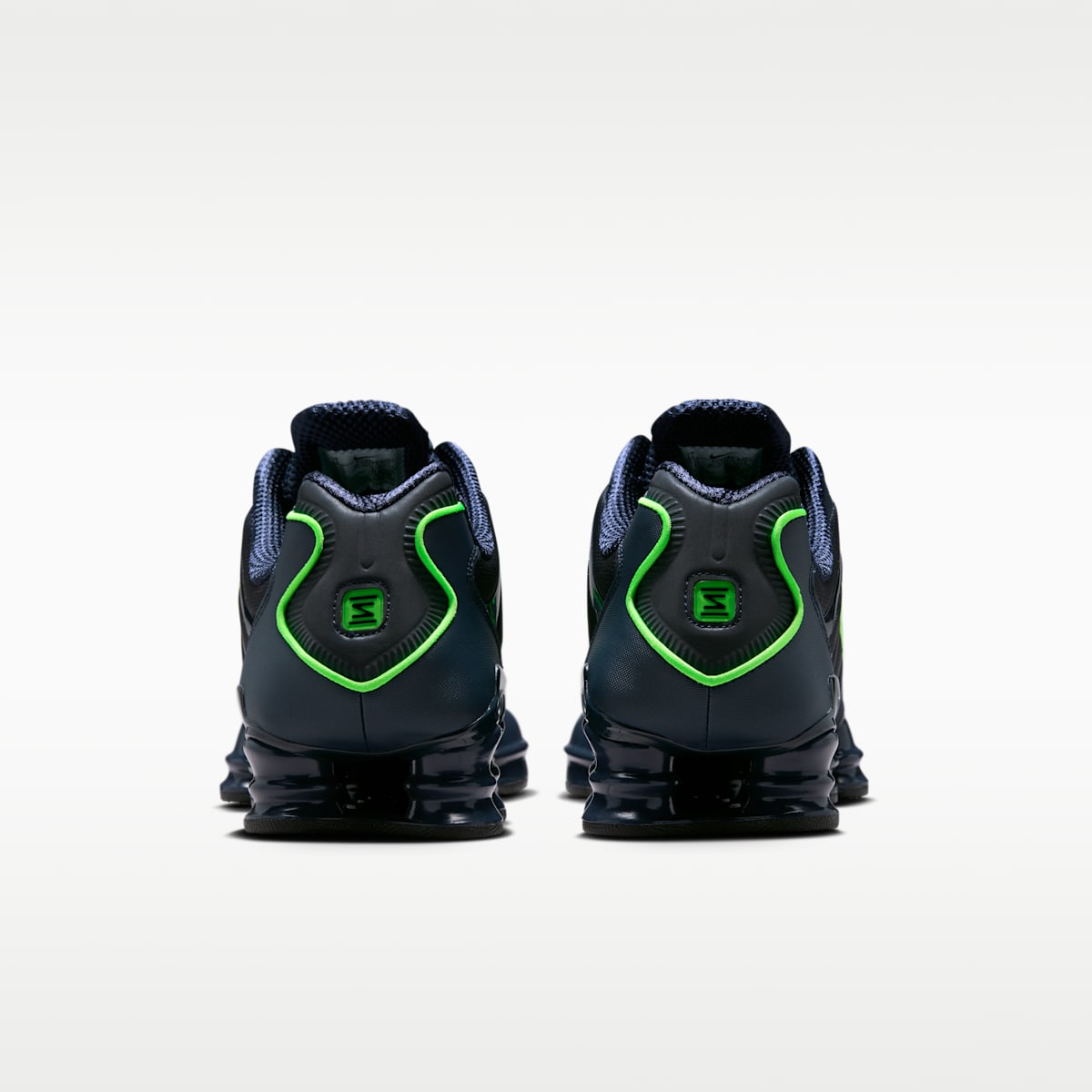 Nike Shox TL Men's Shoes - Thunder Blue/Obsidian/Green Strike/Black - Image 6