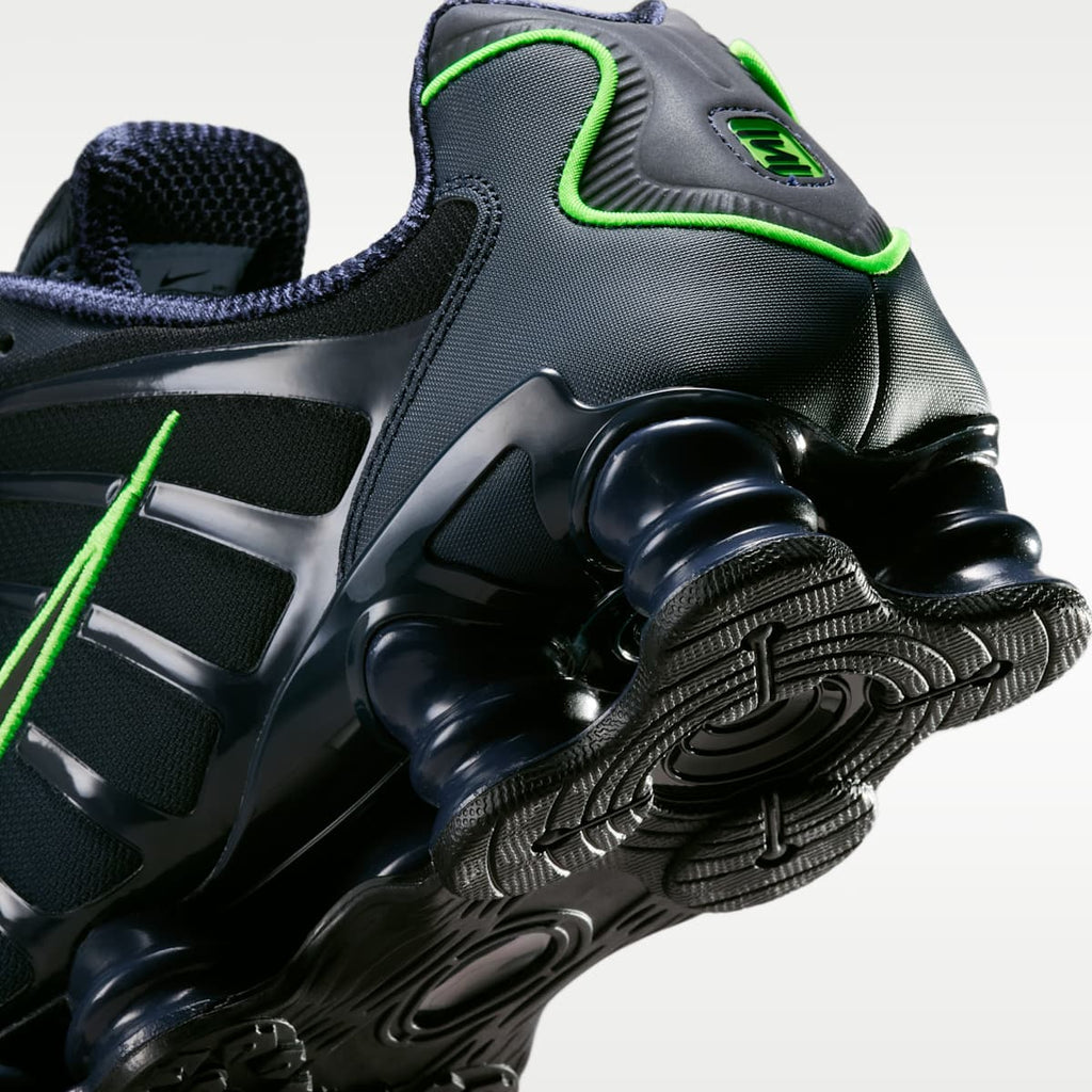 Nike Shox TL Men's Shoes - Thunder Blue/Obsidian/Green Strike/Black - Image 8