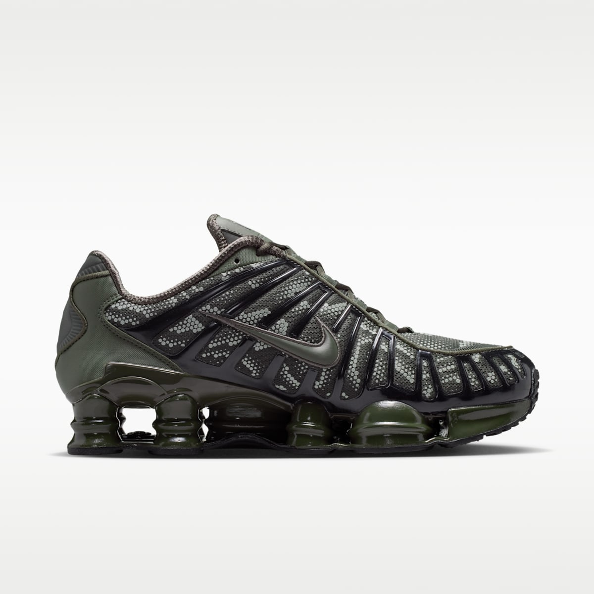 Nike Shox TL Men's Shoes - Newsprint/Black/Newsprint - Image 3
