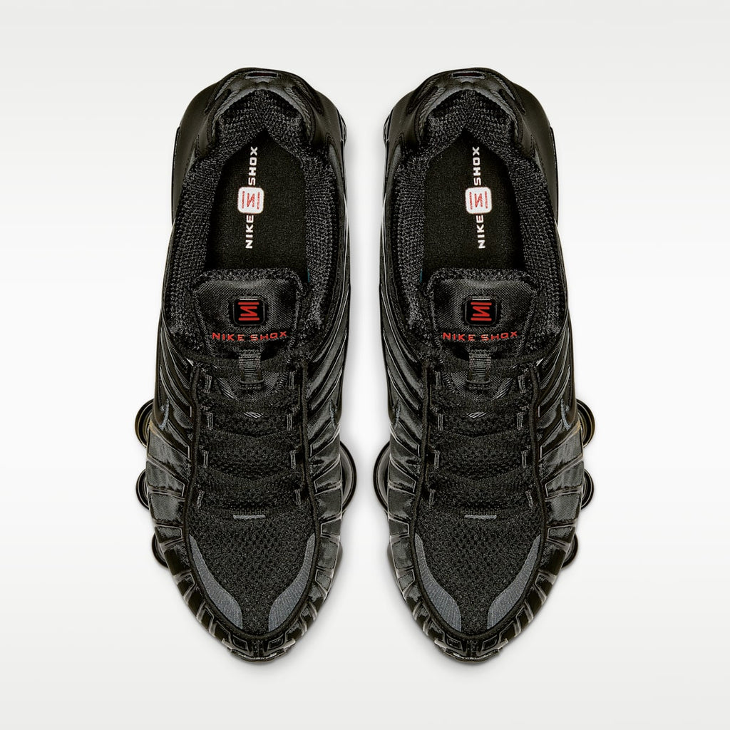 Nike Shox TL Men's Shoes - Black/Metallic Hematite/Max Orange/Black - Image 4
