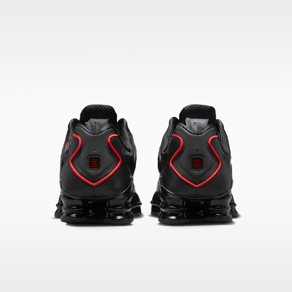 Nike Shox TL Men's Shoes - Black/Black/Light Crimson - Image 6