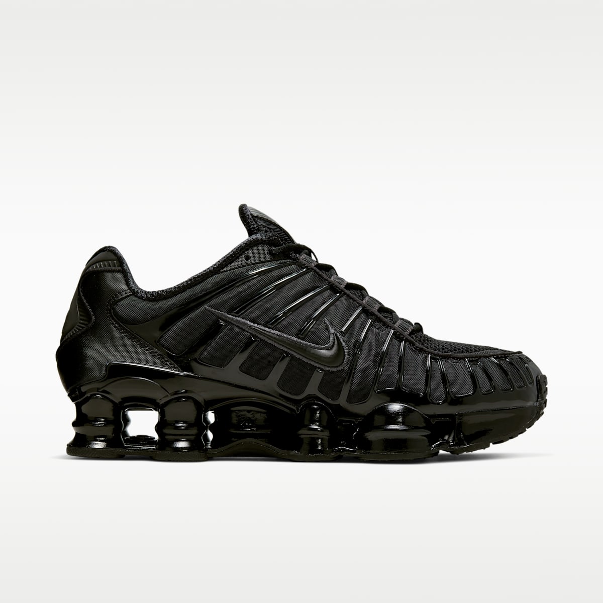 Nike Shox TL Men's Shoes - Black/Metallic Hematite/Max Orange/Black - Image 3