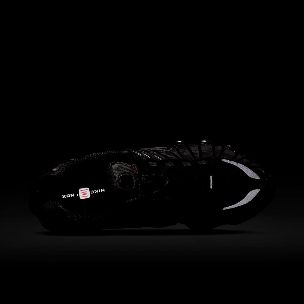Nike Shox TL Men's Shoes - Black/Metallic Hematite/Max Orange/Black - Image 7