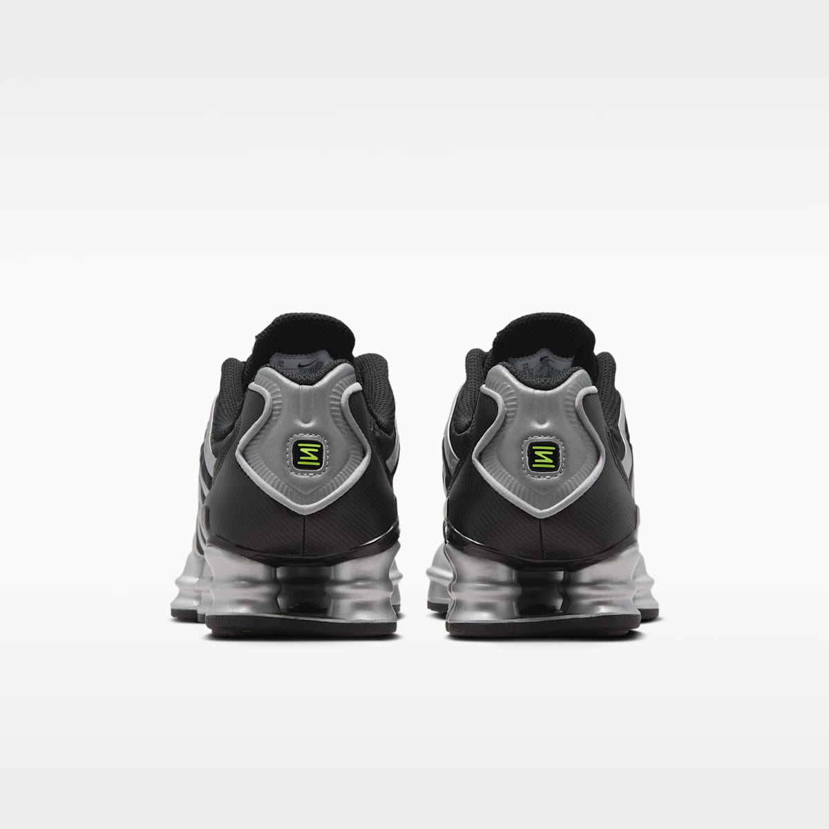 Nike Shox TL Big Kids' Shoes - Black/Volt Ice/Photon Dust/Metallic Silver
