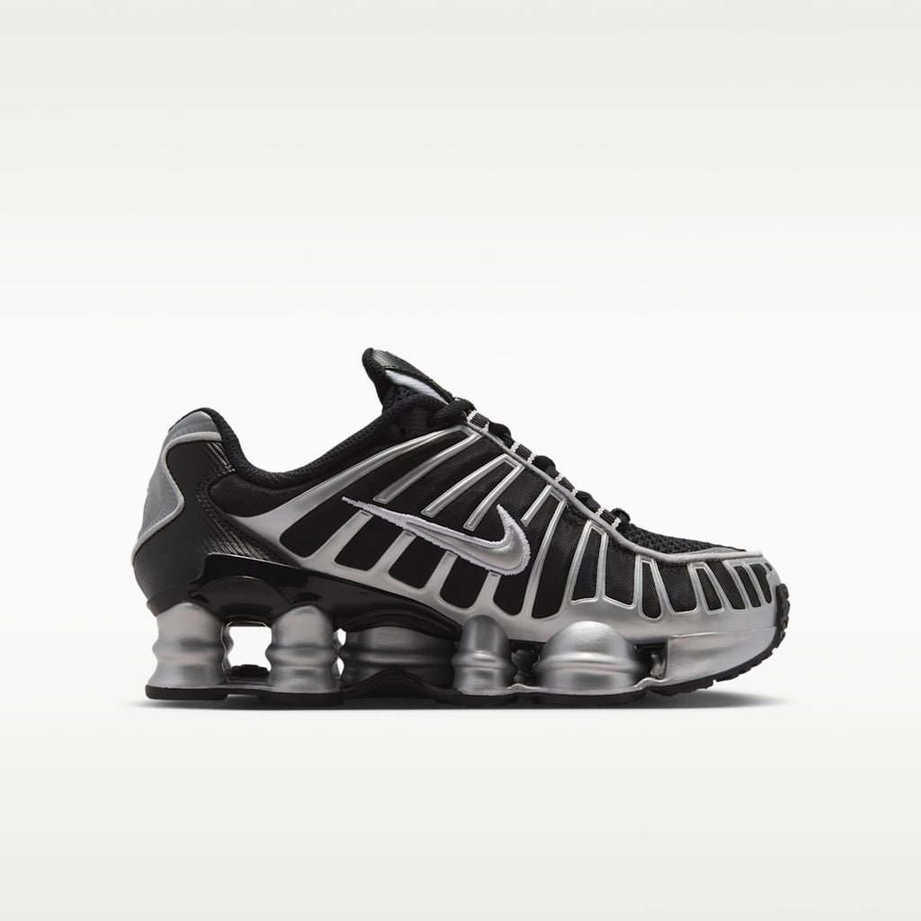 Nike Shox TL Big Kids' Shoes - Black/Volt Ice/Photon Dust/Metallic Silver