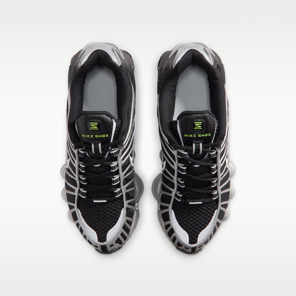 Nike Shox TL Big Kids' Shoes - Black/Volt Ice/Photon Dust/Metallic Silver