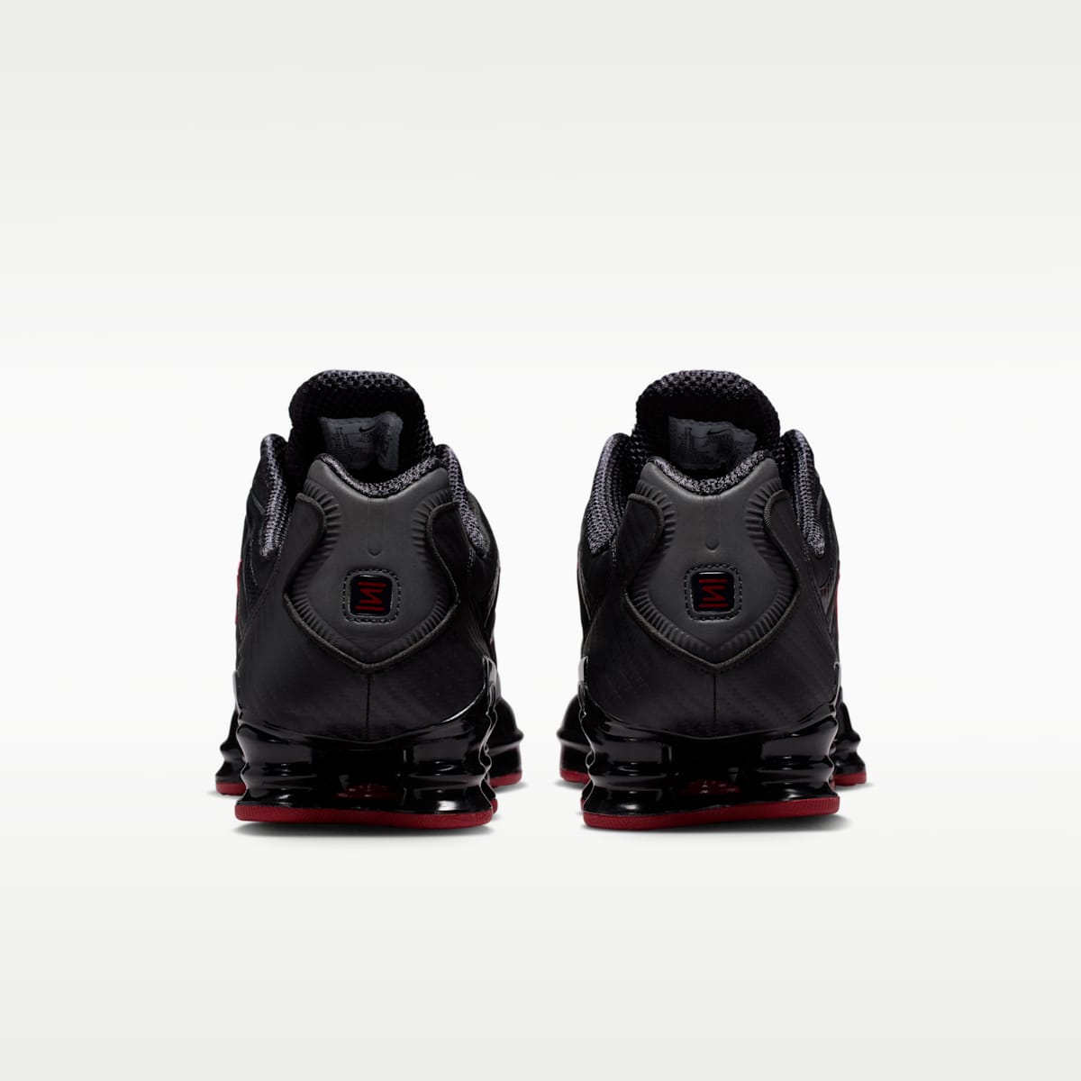 Nike Shox TL SE Men's Shoes - Black/Tough Red/Black - Image 6