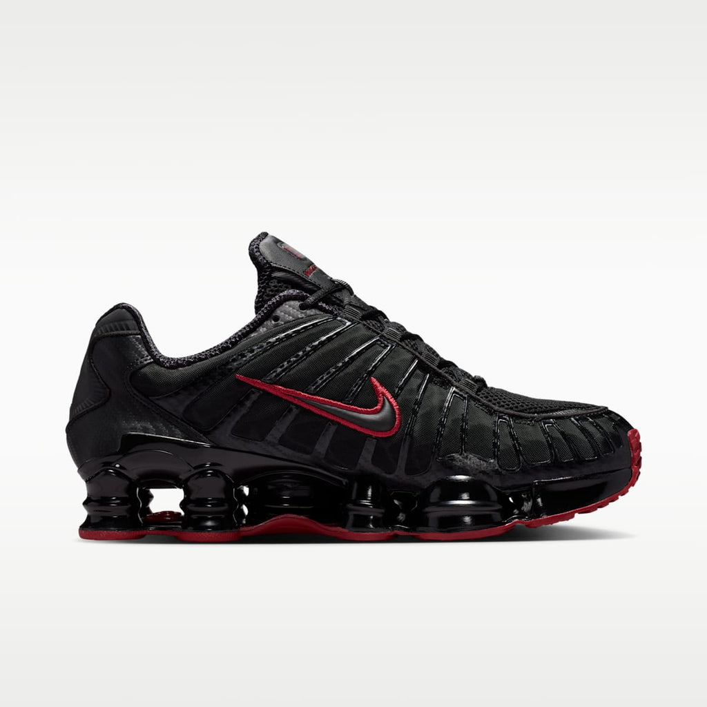 Nike Shox TL SE Men's Shoes - Black/Tough Red/Black - Image 3