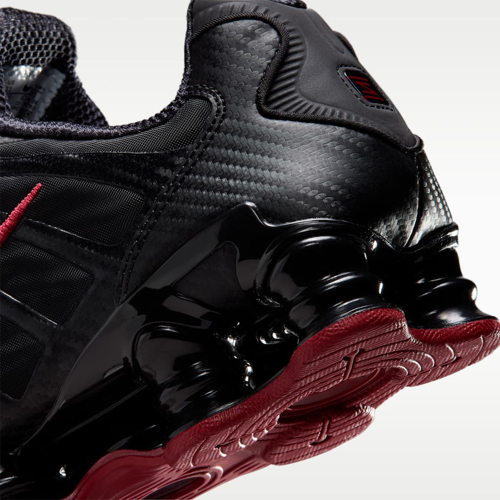 Nike Shox TL SE Men's Shoes - Black/Tough Red/Black - Image 8