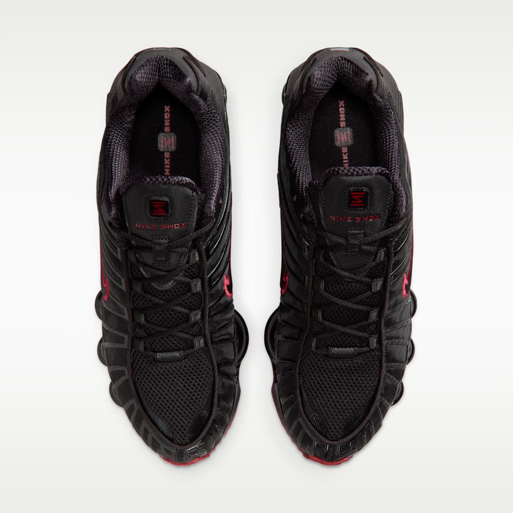 Nike Shox TL SE Men's Shoes - Black/Tough Red/Black - Image 4
