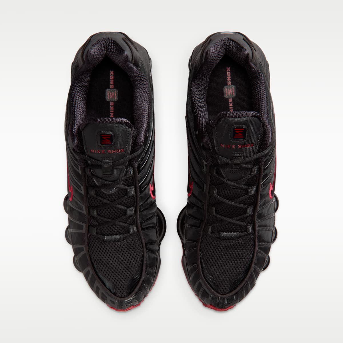 Nike Shox TL SE Men's Shoes - Black/Tough Red/Black - Image 4